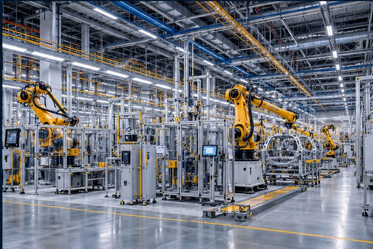 High-tech & advanced manufacturing — AI-generated illustrative sector image